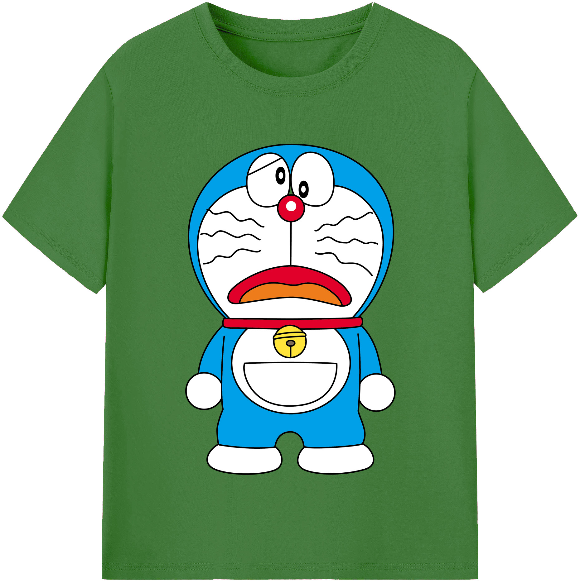 （画像用） ドラえもん Doraemon レディースカジュアルプリントTシャツ（綿100％）
